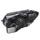 Μπροστινά Φανάρια Set Για Mercedes-Benz C-Class W205 14-18 TRU DRL Full Led Μαύρα Με Μοτέρ Depo