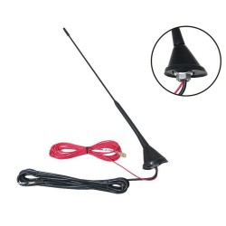 Κεραία Οροφής Αυτοκινήτου Universal Golf Look Μαύρη Μικρή 25cm Με Καλώδιο 5073 Κεραία Οροφής Αυτοκινήτου Universal Golf Look Μαύρη Μικρή 25cm Με Καλώδιο 5073