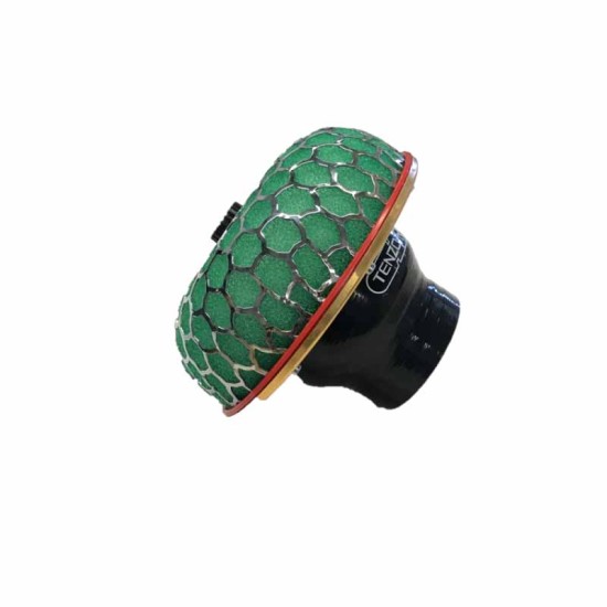 Κολάρο Σιλικόνης Tenzo-R Με Ruducer Από Φ102mm Σε Φ76mm Μαύρο-Κόκκινο