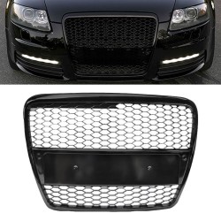 Μάσκα Για Audi A6 4F C6 04-11 RS6 Look Κυψελωτή Γυαλιστερό Μαύρο 1 Τεμάχιο Μάσκα Για Audi A6 4F C6 04-11 RS6 Look Κυψελωτή Γυαλιστερό Μαύρο 1 Τεμάχιο