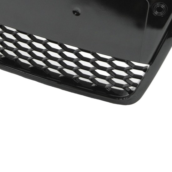 Μάσκα Για Audi A6 4F C6 04-11 RS6 Look Κυψελωτή Γυαλιστερό Μαύρο 1 Τεμάχιο