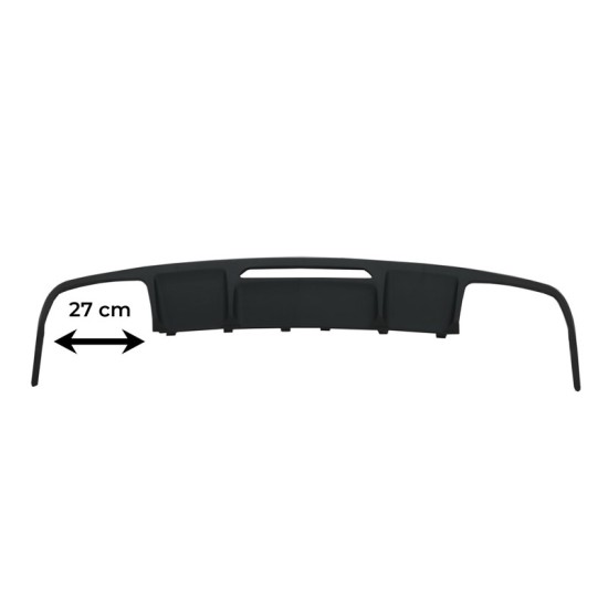 Diffuser Πίσω Προφυλακτήρα Για Mercedes-Benz CLS W218 11-18 CLS63 Amg Look Με 2 Διπλές Εξατμίσεις Δεξιά & Αριστερά Από Abs Πλαστικό 1 Τεμάχιο