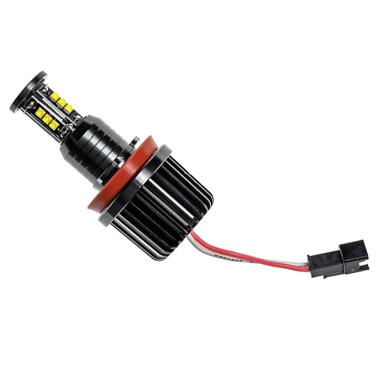 Λάμπες Led Για Angel Eyes Bmw 3 E90 / E92 / 5 E60 / X5 E70 / X6 E71 H8 120W Canbus Λευκές 2 Τεμάχια