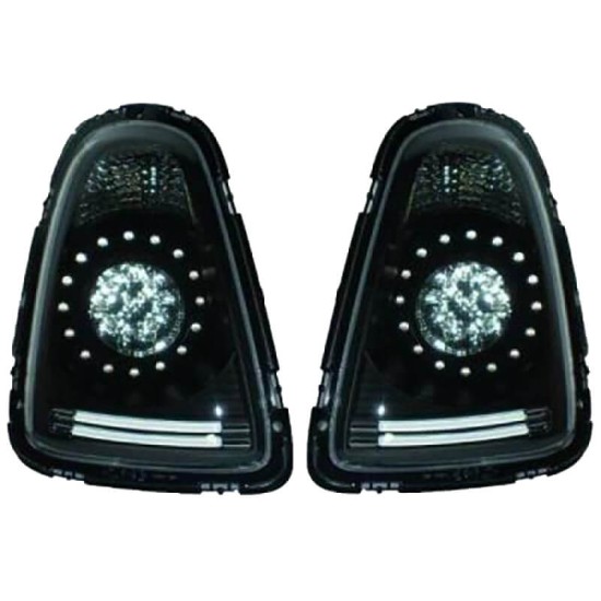 Πισινά Φανάρια Set Για Mini Cooper R56 06-10 Led Μαύρα