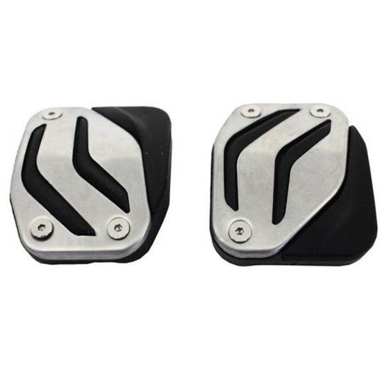 Πεντάλ Αλουμινίου Κουμπωτά Και Footrest Για Bmw F20 11+ , F22 14+ , F30 11+ ,F32 13+ Μη Αυτόματο Σετ 4 Τεμάχια KPBM02