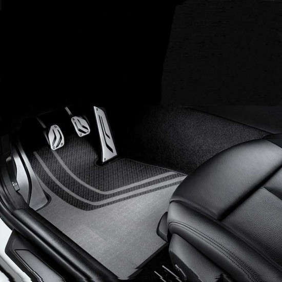 Πεντάλ Αλουμινίου Κουμπωτά Και Footrest Για Bmw F20 11+ , F22 14+ , F30 11+ ,F32 13+ Μη Αυτόματο Σετ 4 Τεμάχια KPBM02