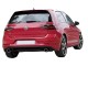 Diffuser Πίσω Προφυλακτήρα Για VW Golf VII (7) 13-17 GTI Με 2 Μονές Εξατμίσεις Δεξια & Αριστερά Από Abs Πλαστικό 1 Τεμάχιο