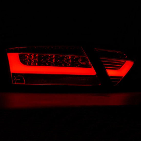 Πισινά Φανάρια Set Για Audi A5 8T 07-11 Led Bar Κόκκινο/Crystal Sonar