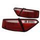 Πισινά Φανάρια Set Για Audi A5 8T 07-11 Led Bar Κόκκινο/Crystal Sonar
