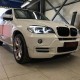 Μπροστινά Φανάρια Set Για Bmw X5 E70 07-10 3D LED Angel Eyes Μαύρα Xenon D1S Με Μοτέρ Sonar