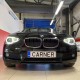 Μπροστινά Φανάρια Set Για Bmw 1 F20 / F21 11-14 LED Angel Eyes Μαύρα H7 Με Μοτέρ Depo