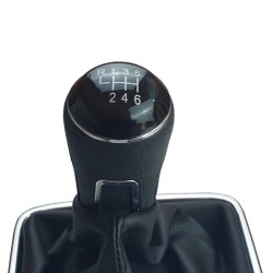 Πόμολο Λεβιέ Ταχυτήτων Με Φυσούνα Μαρκέ Μαύρο Για VW Tiguan Με 6 Ταχύτητες GK0071 Πόμολο Λεβιέ Ταχυτήτων Με Φυσούνα Μαρκέ Μαύρο Για VW Tiguan Με 6 Ταχύτητες GK0071