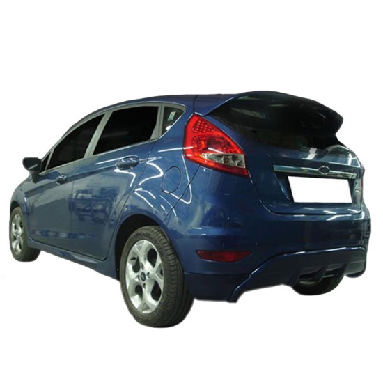 Diffuser Πίσω Προφυλακτήρα Για For Ford Fiesta 08-13 Από Abs Πλαστικό Μαύρο Γυαλιστερό 1 Τεμάχιο
