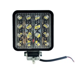Προβολέας Εργασίας 16 Led Τετράγωνος 110mm x 110mm 48W Flat 10-80V 99089 Προβολέας Εργασίας 16 Led Τετράγωνος 110mm x 110mm 48W Flat 10-80V 99089