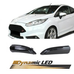 Φλας Καθρέπτη Για Ford Fiesta 09-17 / B-Max 12-17  Dynamic Led Canbus Μαύρο/Φιμέ 2 Τεμάχια Φλας Καθρέπτη Για Ford Fiesta 09-17 / B-Max 12-17  Dynamic Led Canbus Μαύρο/Φιμέ 2 Τεμάχια
