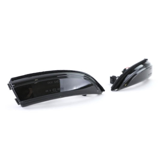 Φλας Καθρέπτη Για Ford Fiesta 09-17 / B-Max 12-17  Dynamic Led Canbus Μαύρο/Φιμέ 2 Τεμάχια