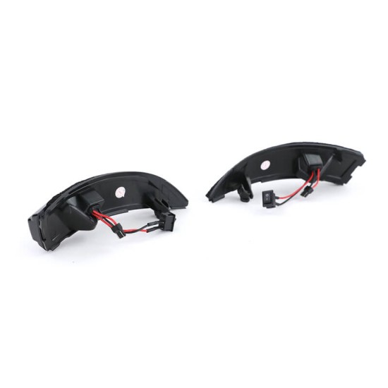 Φλας Καθρέπτη Για Ford Fiesta 09-17 / B-Max 12-17  Dynamic Led Canbus Μαύρο/Φιμέ 2 Τεμάχια