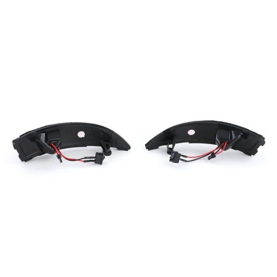 Φλας Καθρέπτη Για Ford Fiesta 09-17 / B-Max 12-17  Dynamic Led Canbus Μαύρο/Φιμέ 2 Τεμάχια