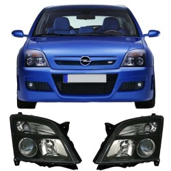 Μπροστινά Φανάρια Set Για Opel Vectra C 02-05 Projectors Μαύρα H7/H7 Depo Μπροστινά Φανάρια Set Για Opel Vectra C 02-05 Projectors Μαύρα H7/H7 Depo