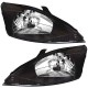 Μπροστινά Φανάρια Set Για Ford Focus 98-02 Μαύρα H4 Depo