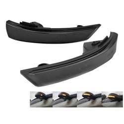 Φλας Καθρέπτη Για Ford Focus 07-18 / Mondeo 10-14 Dynamic Led Φιμέ 2 Τεμάχια Φλας Καθρέπτη Για Ford Focus 07-18 / Mondeo 10-14 Dynamic Led Φιμέ 2 Τεμάχια