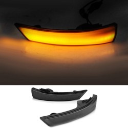 Φλας Καθρέπτη Για Ford Focus 07-18 / Mondeo 10-14 Dynamic Led Φιμέ 2 Τεμάχια Φλας Καθρέπτη Για Ford Focus 07-18 / Mondeo 10-14 Dynamic Led Φιμέ 2 Τεμάχια