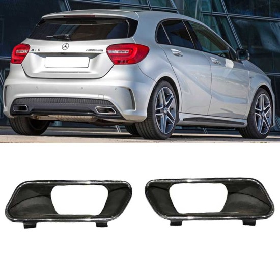 Μπούκες Εξάτμισης Για Mercedes-Benz A-Class W176 12-18 Amg A45 / CLA W117 13-18 (2 Μονές)