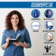 Ανατομικό / Ορθοπεδικό Μαξιλαράκι Θέσης / Καθίσματος Memory Foam RK19006 34.5x43x8cm μαύρο 1 τεμάχιο