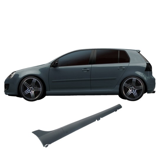 Πλαινά Μασπιέ Για VW Golf V (5) 03-08 GTI/R32 Look 2 Τεμάχια Από Abs Πλαστικό Με Πλαστικές Βάσεις