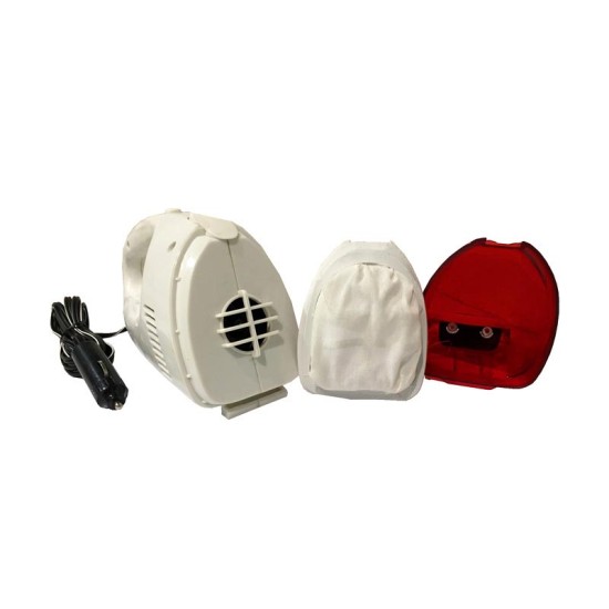 Ηλεκτρικό Σκουπάκι Αυτοκινήτου ''Aspiratore Raider'' 12 Volt 60 Watt Άσπρο/Κόκκινο 261273