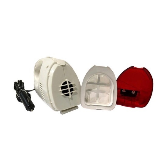 Ηλεκτρικό Σκουπάκι Αυτοκινήτου ''Aspiratore Raider'' 12 Volt 60 Watt Άσπρο/Κόκκινο 261273