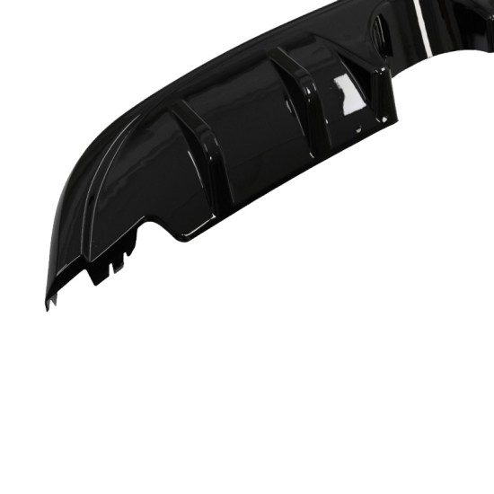 Diffuser Πίσω Προφυλακτήρα Για VW Golf VI (6) 08-12 R20 Look Γυαλιστερό Μαύρο Από Abs Πλαστικό 1 Τεμάχιο