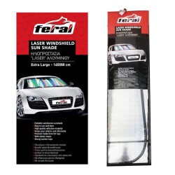 Ηλιοπροστασία Παρμπρίζ Αλουμινίου Laser Ιριδίζουσα X-Large Feral 145 x 80 cm 1 Τεμάχιο Ηλιοπροστασία Παρμπρίζ Αλουμινίου Laser Ιριδίζουσα X-Large Feral 145 x 80 cm 1 Τεμάχιο