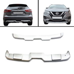 Skid Plates Προφυλακτήρων Off Road Package Για Nissan Qashqai J11 2017+ Ασημί 2 Τεμάχια Skid Plates Προφυλακτήρων Off Road Package Για Nissan Qashqai J11 2017+ Ασημί 2 Τεμάχια