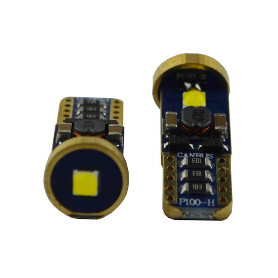 Λάμπες Led Τ10 12volt 3 Led Canbus Auto GS 600567 2 Τεμάχια