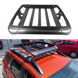 Σχάρα Οροφής Αυτοκινήτου Αλουμινίου Aero Κάθετη Μαύρη 127x96cm 28828