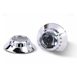 Καπάκι Για Προτζέκτορα 2.5" Bmw E46 Look Χρώμιο 1 Τεμάχιο