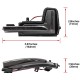 Φλας Καθρέπτη Για Volvo XC60 14+ / XC90 14+ / V90 16+ Led Dynamic Φιμέ 2 Τεμάχια
