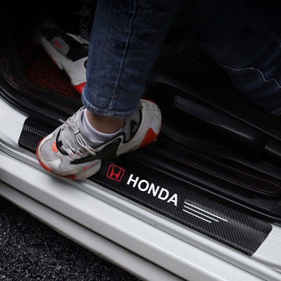Διακοσμητικά Εσωτερικά Μασπιέ Πόρτας Carbon Look Honda Αυτοκόλλητα 4 Τεμάχια