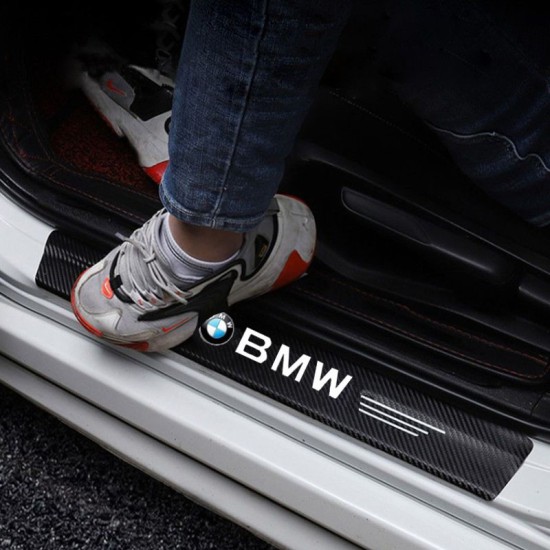 Διακοσμητικά Εσωτερικά Μασπιέ Πόρτας Carbon Look Bmw Αυτοκόλλητα 4 Τεμάχια