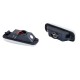 Πλαϊνά Φλας Φτερού Για Mercedes-Benz ML W163 98-02 Led Dynamic Άσπρα 2 Τεμάχια