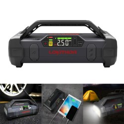 Εκκινητής Μπαταριών Αυτοκινήτου, Powerbank, Κομπρεσσέρ Αέρος 150PSI, Φακός Led 4 Σε1 Lokithor JA301 12 Volt 2000A Εκκινητής Μπαταριών Αυτοκινήτου, Powerbank, Κομπρεσσέρ Αέρος 150PSI, Φακός Led 4 Σε1 Lokithor JA301 12 Volt 2000A