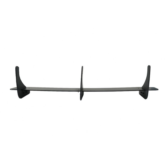 Diffuser Πίσω Προφυλακτήρα Για VW Scirocco 09-17 Για R Έκδοση Gloss Black 3 Bars