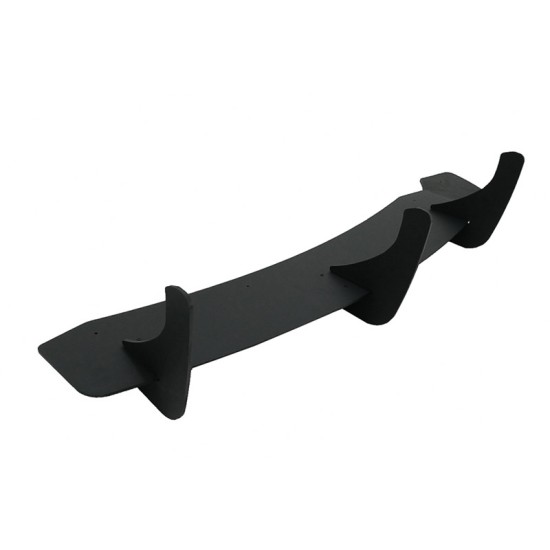 Diffuser Πίσω Προφυλακτήρα Για VW Scirocco 09-17 Για R Έκδοση Gloss Black 3 Bars
