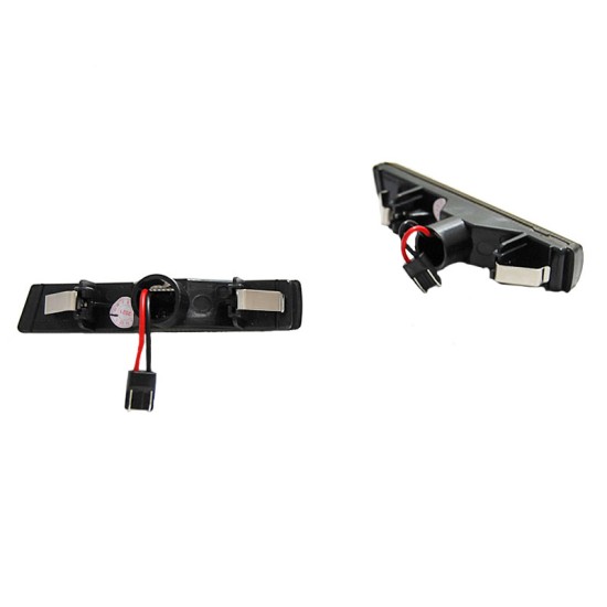 Πλαϊνά Φλας Φτερού Για Bmw M3 E46 / 7 E38 94-01 Led Dynamic Φιμέ 2 Τεμάχια