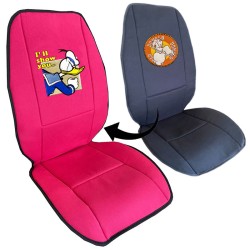 Πλατοκαθίσματα Double Face Καραβόπανο Disney Mickey Mouse / Donald Duck Κόκκινο / Μαύρο 2 Τεμάχια Πλατοκαθίσματα Double Face Καραβόπανο Disney Mickey Mouse / Donald Duck Κόκκινο / Μαύρο 2 Τεμάχια