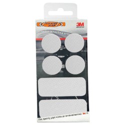 Αυτοκόλλητα Αντανακλαστικά Small 3M ΚΙΤ Συσκευασία 6 Τεμάχια Λευκό 24692 Αυτοκόλλητα Αντανακλαστικά Small 3M ΚΙΤ Συσκευασία 6 Τεμάχια Λευκό 24692