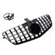 Μάσκα Για Mercedes-Benz E-Class W212 09-13 GT Amg Panamericana Look Γυαλιστερή Μαύρη 1 Τεμάχιο