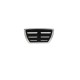 Πεντάλ Αλουμινίου Κουμπωτά Και Footrest Για Audi A4 B8 08-15 / A5 08-16 / Q5 08-16 / A6 11-15 / A7 / Porsche Macan Αυτόματο Σετ 3 Τεμάχια