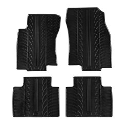 Πατάκια Αυτοκινήτου Gledring 0030 Renault Koleos II 2017- Μαύρο 4 Τεμάχια